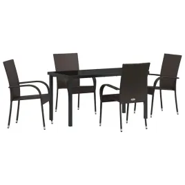 zestaw-do-jadalni-w-ogrodzie-5-pcs-brazowy-polirattan