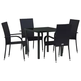 zestaw-do-jadalni-w-ogrodzie-5-pcs-czarny-polirattan