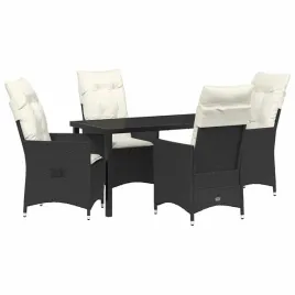 zestaw-do-jadalni-w-ogrodzie-z-poduszka-5-pcs-czarny-polirattan