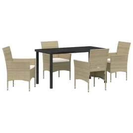 zestaw-do-jadalni-w-ogrodzie-z-poduszka-5-pcs-bezowy-polirattan