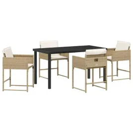 zestaw-do-jadalni-w-ogrodzie-z-poduszka-5-pcs-bezowy-polirattan