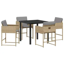 zestaw-do-jadalni-w-ogrodzie-z-poduszka-5-pcs-bezowy-polirattan