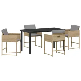 zestaw-do-jadalni-w-ogrodzie-z-poduszka-5-pcs-bezowy-polirattan