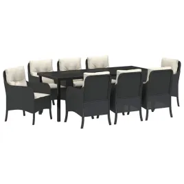 zestaw-do-jadalni-w-ogrodzie-z-poduszka-9-pcs-czarny-polirattan