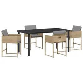 zestaw-do-jadalni-w-ogrodzie-z-poduszka-5-pcs-bezowy-polirattan