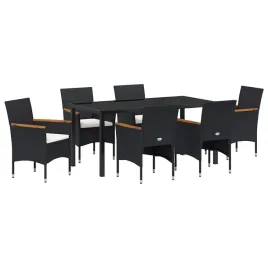 zestaw-do-jadalni-w-ogrodzie-z-poduszka-7-pcs-czarny-polirattan