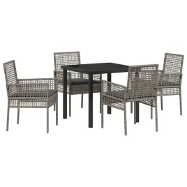 zestaw-do-jadalni-w-ogrodzie-z-poduszka-5-pcs-szary-polirattan