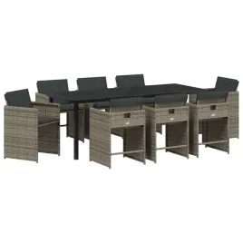 zestaw-do-jadalni-w-ogrodzie-z-poduszka-9-pcs-szary-polirattan