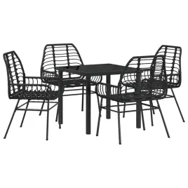 zestaw-do-jadalni-w-ogrodzie-5-pcs-czarny-polirattan