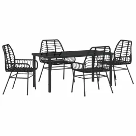 zestaw-do-jadalni-w-ogrodzie-5-pcs-czarny-polirattan