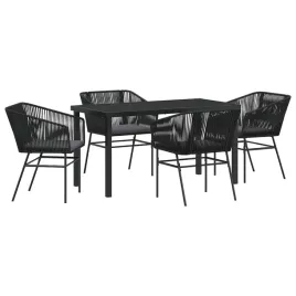 zestaw-do-jadalni-w-ogrodzie-5-pcs-czarny-polirattan