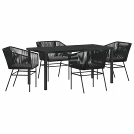 zestaw-do-jadalni-w-ogrodzie-5-pcs-czarny-polirattan