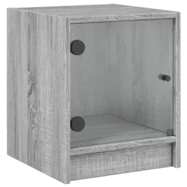 szafka-nocna-szklane-drzwiczki-szary-dab-sonoma-35x37x42-cm