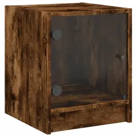 szafka-nocna-szklane-drzwiczki-przydymiony-dab-35x37x42-cm