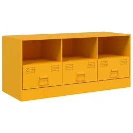 szafka-pod-telewizor-musztardowa-99x39x44-cm-stalowa