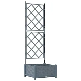 donica-ogrodowa-z-trellem-jasnoszary-40-x-40-x-125-5-cm-pp