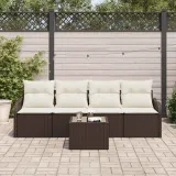 zestaw-sof-na-ogrod-5-pcs-brazowy-polirattan-material-dominujacy-technorattan