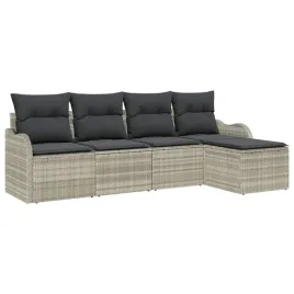 zestaw-sof-na-ogrod-z-poduszka-5-pcs-jasnoszary-polirattan