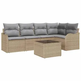 zestaw-sof-na-ogrod-z-poduszka-6-pcs-bezowy-polirattan