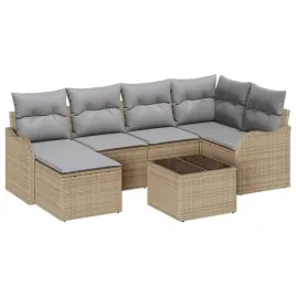 zestaw-sof-na-ogrod-z-poduszka-7-pcs-bezowy-polirattan