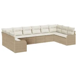 zestaw-sof-na-ogrod-z-poduszka-10-pcs-bezowy-polirattan