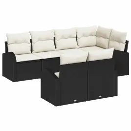 zestaw-sof-na-ogrod-z-poduszka-7-pcs-czarny-polirattan