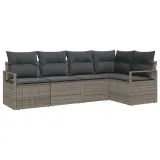zestaw-sof-na-ogrod-5-pcs-szary-polirattan
