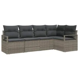 zestaw-sof-na-ogrod-5-pcs-szary-polirattan