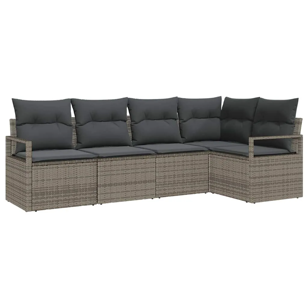zestaw-sof-na-ogrod-5-pcs-szary-polirattan