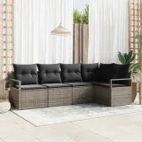 zestaw-sof-na-ogrod-5-pcs-szary-polirattan-stan-nowy