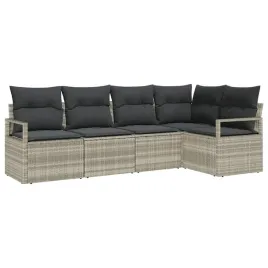 zestaw-sof-na-ogrod-5-pcs-jasnoszary-polirattan