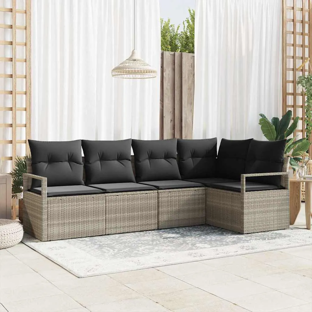 zestaw-sof-na-ogrod-5-pcs-jasnoszary-polirattan