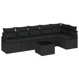 zestaw-sof-na-ogrod-7-pcs-czarny-polirattan