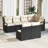 zestaw-sof-na-ogrod-7-pcs-czarny-polirattan-stan-nowy