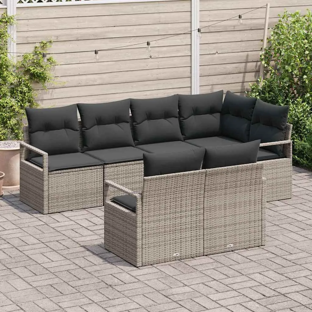 zestaw-sof-na-ogrod-7-pcs-szary-polirattan-stan-nowy