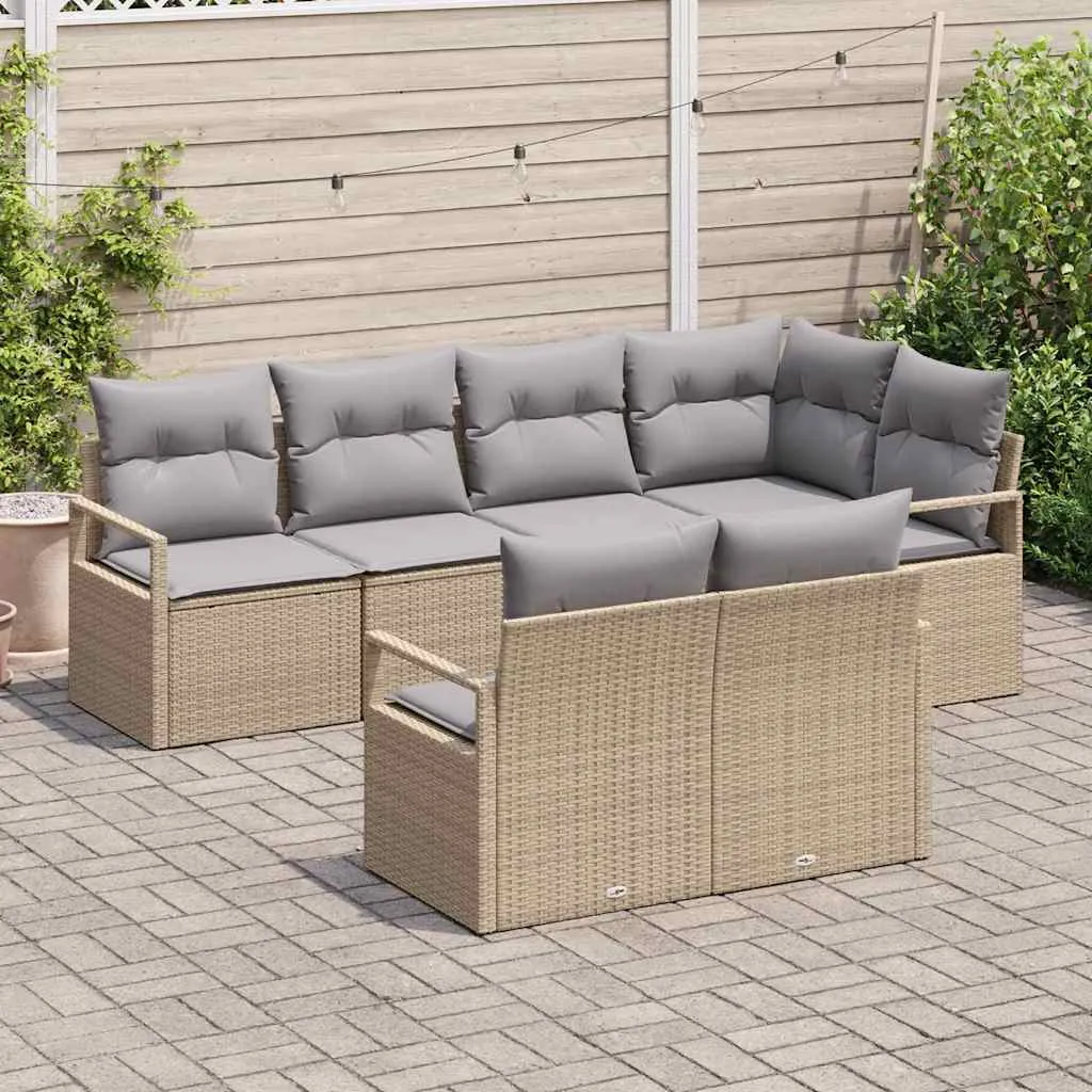 zestaw-sof-na-ogrod-7-pcs-bezowy-polirattan-stan-nowy