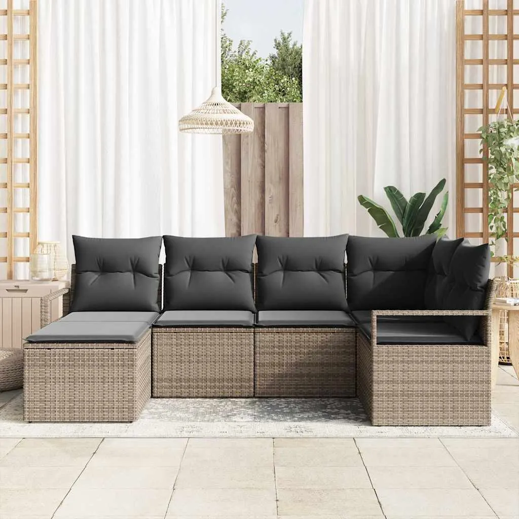 zestaw-sof-na-ogrod-6-pcs-szary-polirattan-stan-nowy