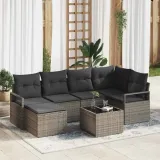 zestaw-sof-na-ogrod-7-pcs-szary-polirattan-stan-nowy