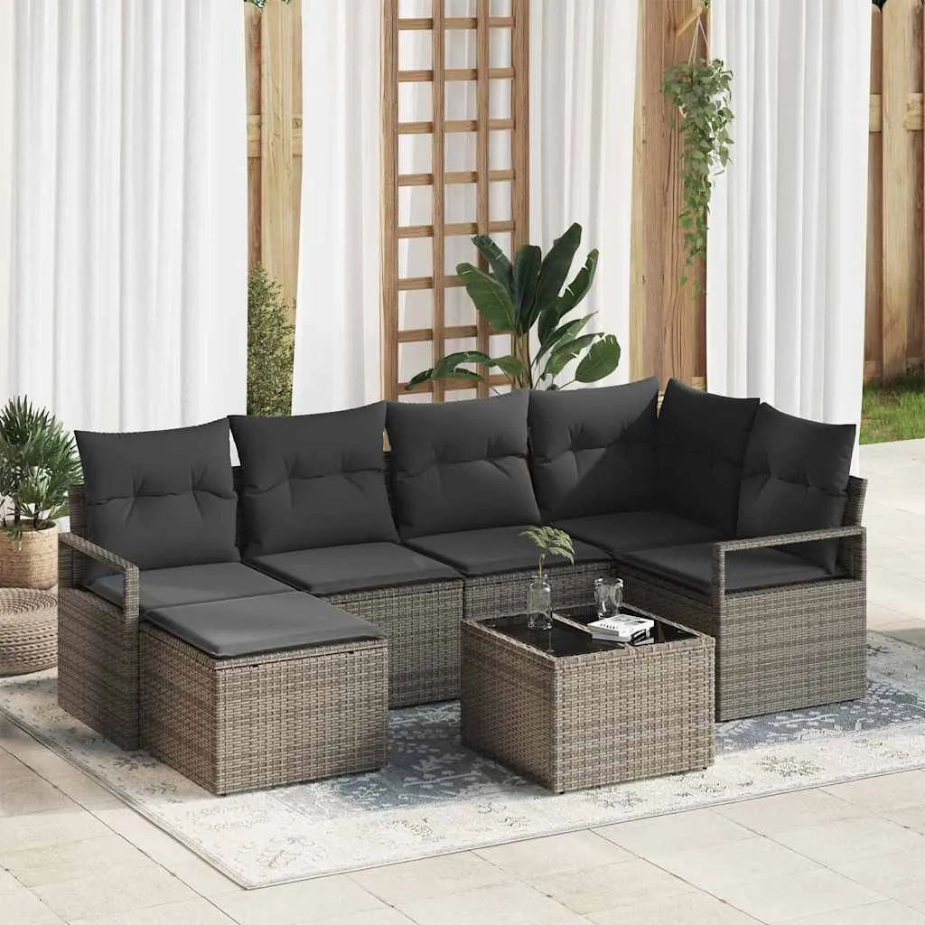 zestaw-sof-na-ogrod-7-pcs-szary-polirattan