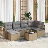 zestaw-sof-na-ogrod-7-pcs-bezowy-polirattan-stan-nowy