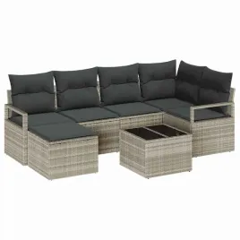 zestaw-sof-na-ogrod-7-pcs-jasnoszary-polirattan