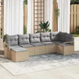 zestaw-sof-na-ogrod-7-pcs-bezowy-polirattan-stan-nowy