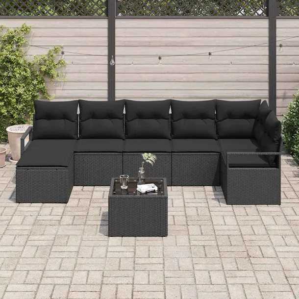 zestaw-sof-na-ogrod-8-pcs-czarny-polirattan-styl-nowoczesny