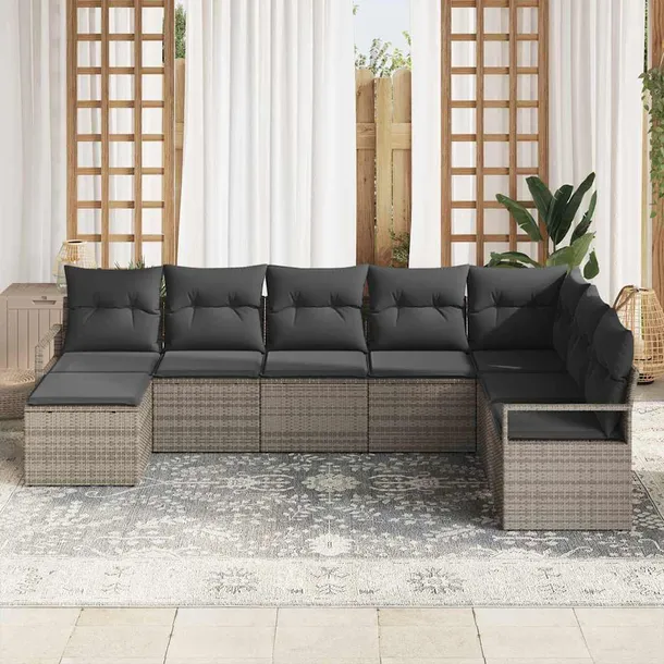 zestaw-sof-na-ogrod-8-pcs-szary-polirattan-styl-nowoczesny