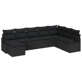 zestaw-sof-na-ogrod-8-pcs-czarny-polirattan