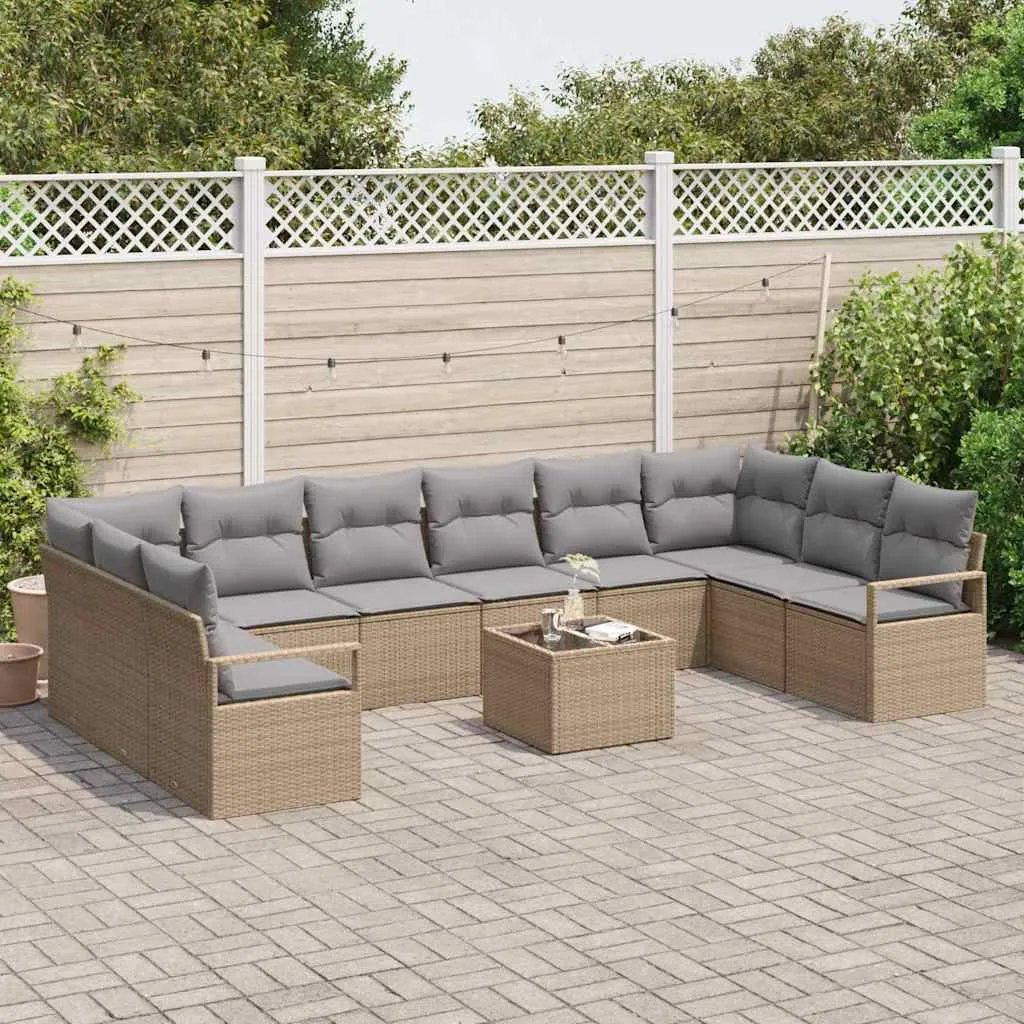 zestaw-sof-na-ogrod-11-pcs-bezowy-polirattan-stan-nowy