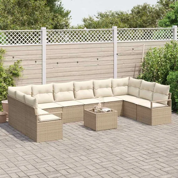 zestaw-sof-na-ogrod-11-pcs-bezowy-polirattan-styl-nowoczesny