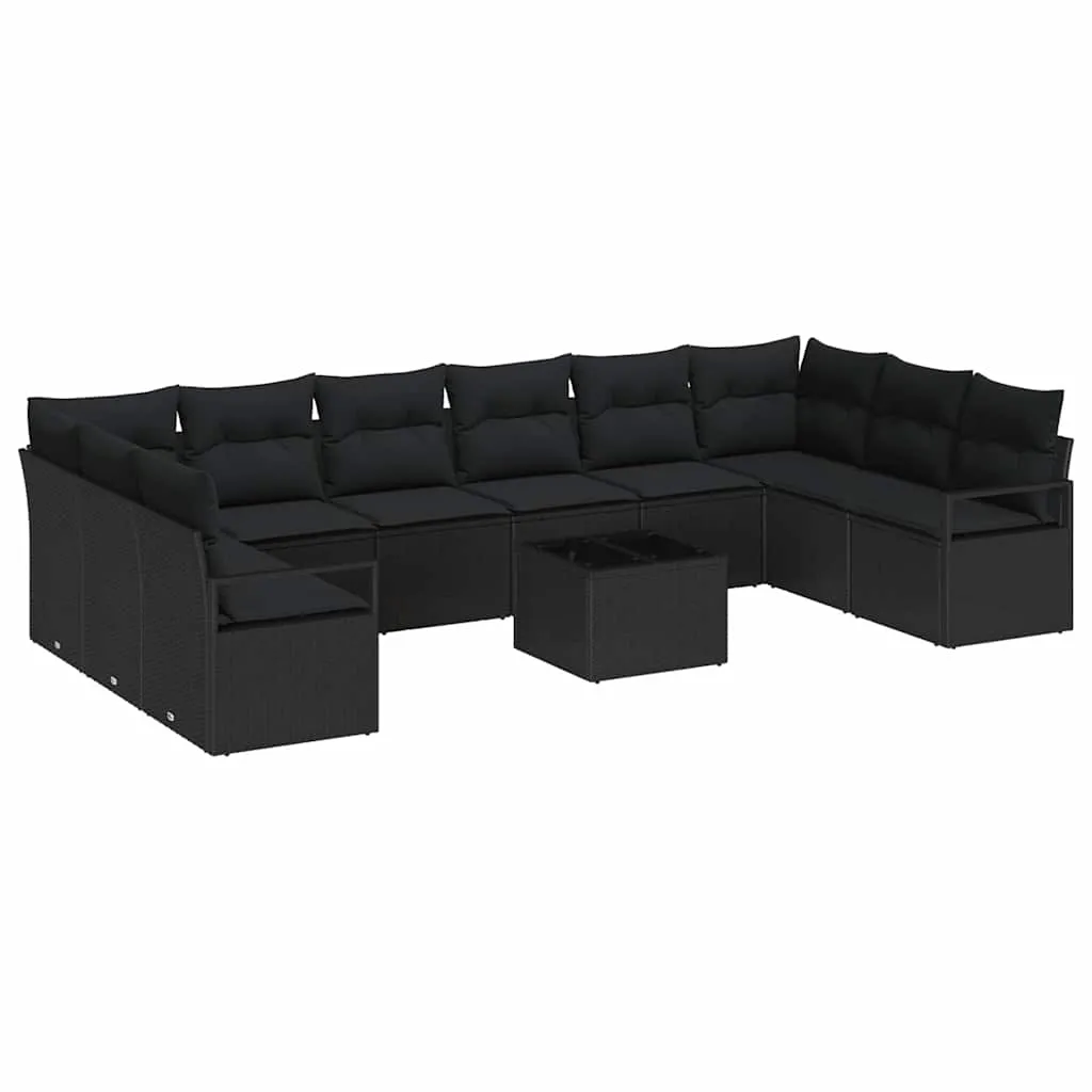 zestaw-sof-na-ogrod-11-pcs-czarny-polirattan