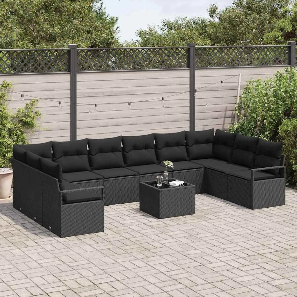 zestaw-sof-na-ogrod-11-pcs-czarny-polirattan-stan-nowy