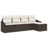 zestaw-sof-na-ogrod-5-pcs-brazowy-polirattan